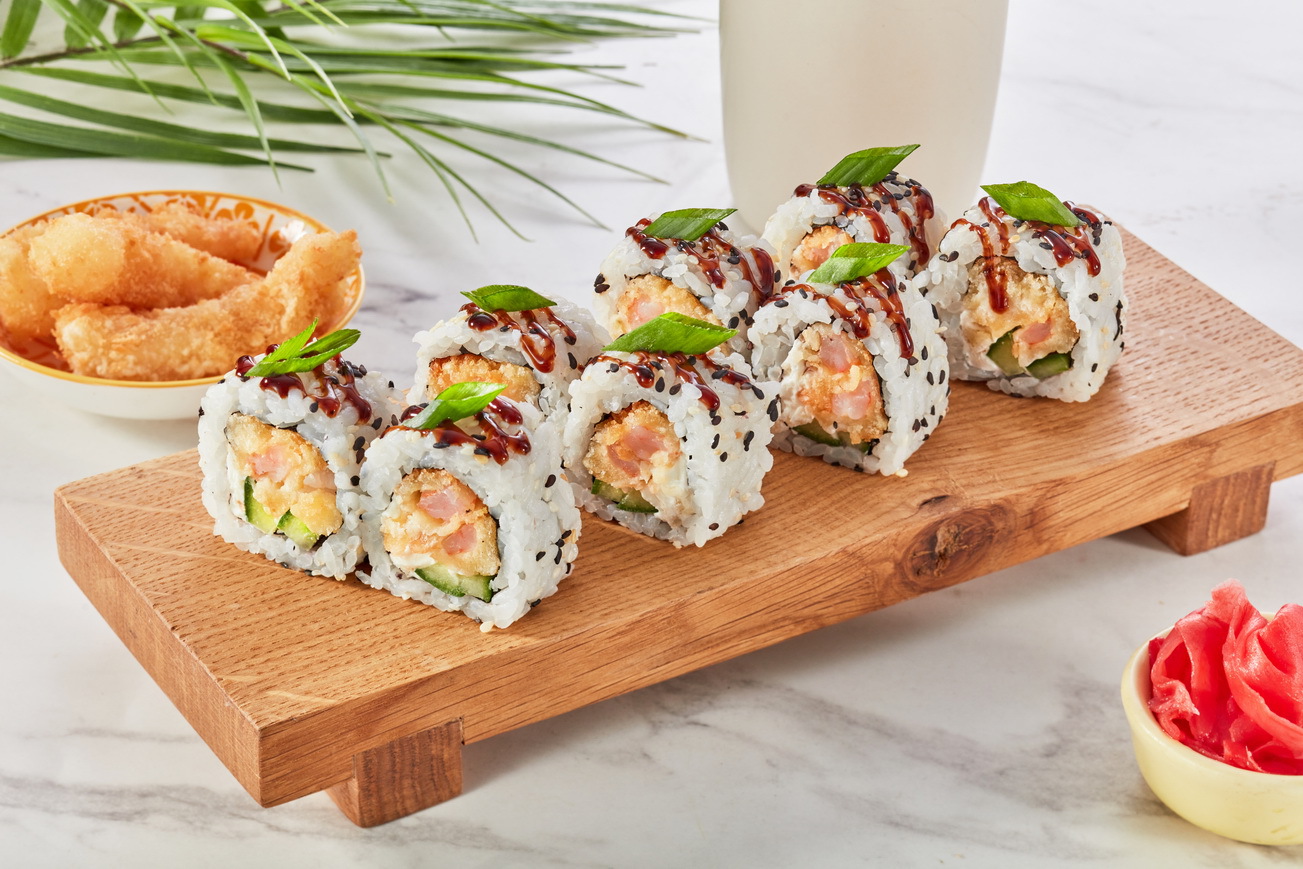 Креветки терияки по-азиатски