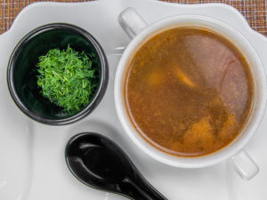 Суп куриный с овощами