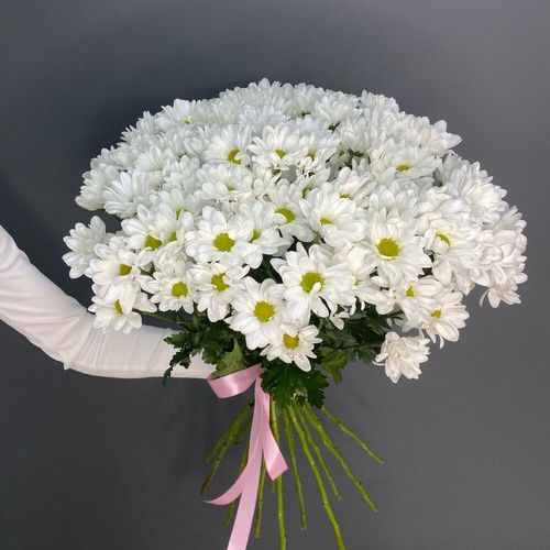 Букет из 15 хризантем