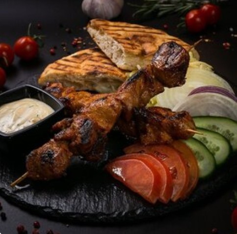 Шашлык из филе бедра индейки