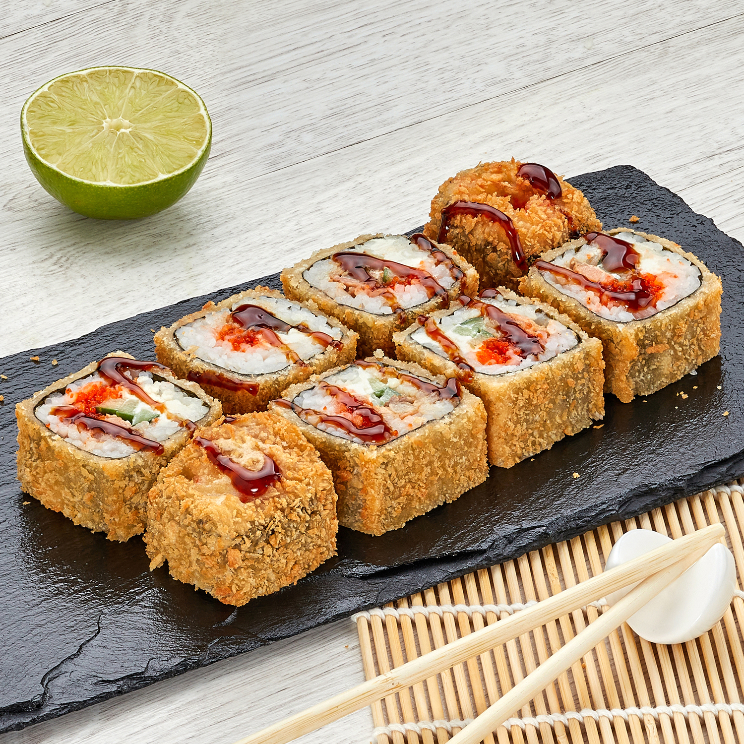 Сердце самурая с креветкой