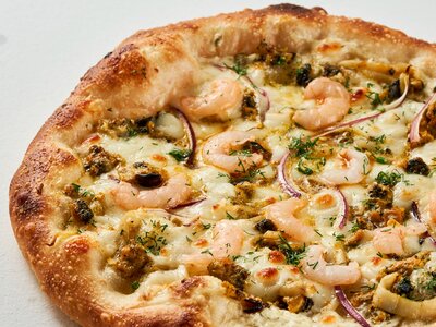 Пицца малая Морская 24см