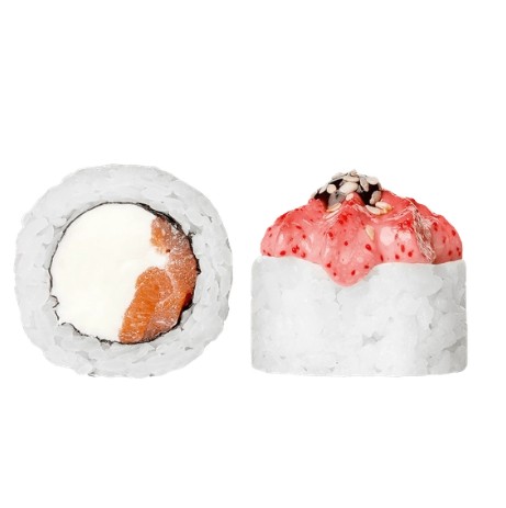 Ролл Лава с Лососем Запеченный