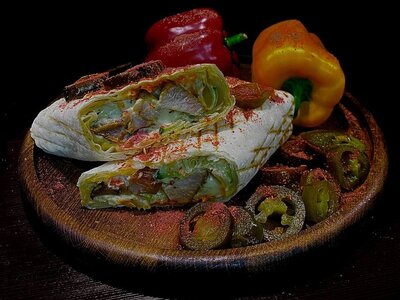 Шаурма мега острая курица