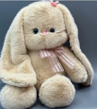 Зайка плюшевый