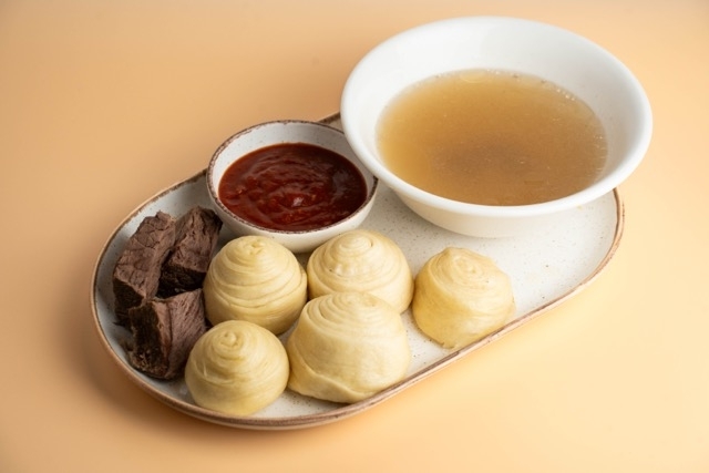 П Слоеный хинкал с мясом