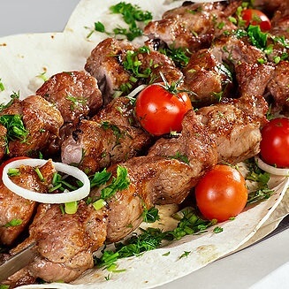 Шашлык из свиной шейки