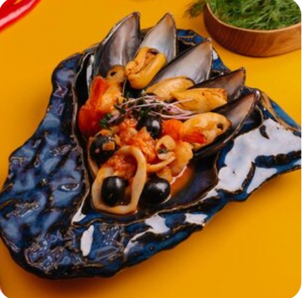 Соте из морепродуктов