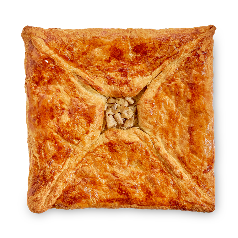 Пирог сокоти с курицей и грибами