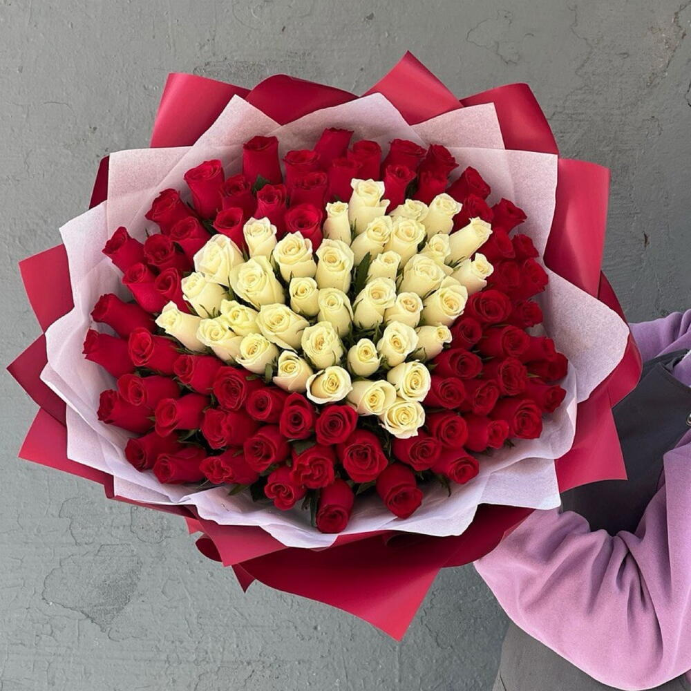 101 Роза сердце