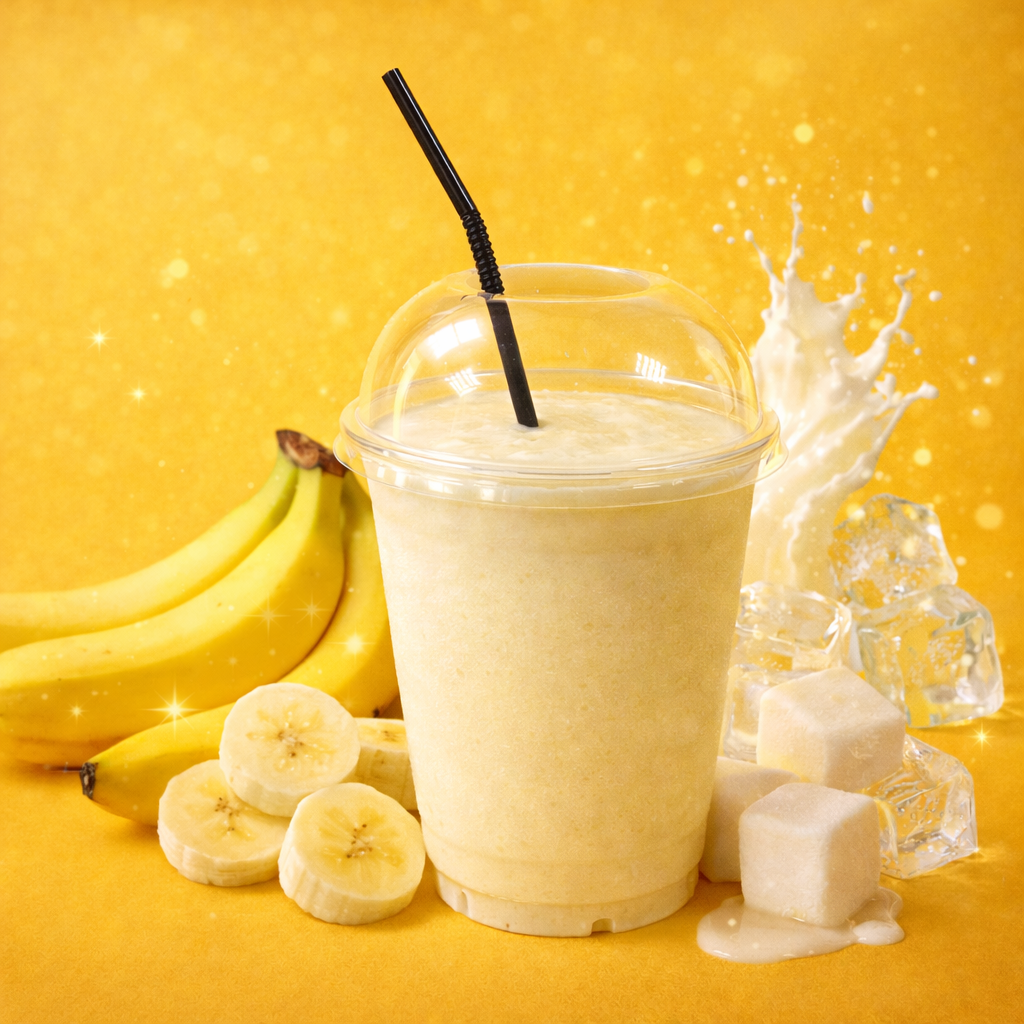 Молочный коктейль с бананом