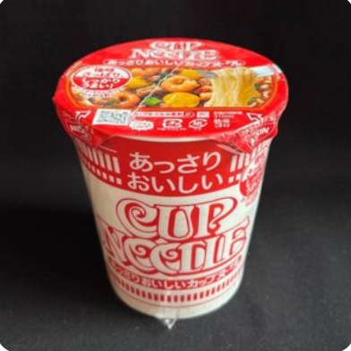 Японская лапша Nissin c креветкой и соевым соусом