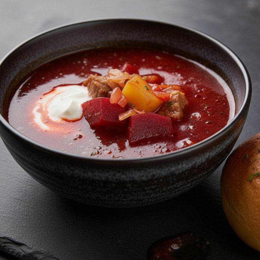 БОРЩ с ГОВЯДИНОЙ