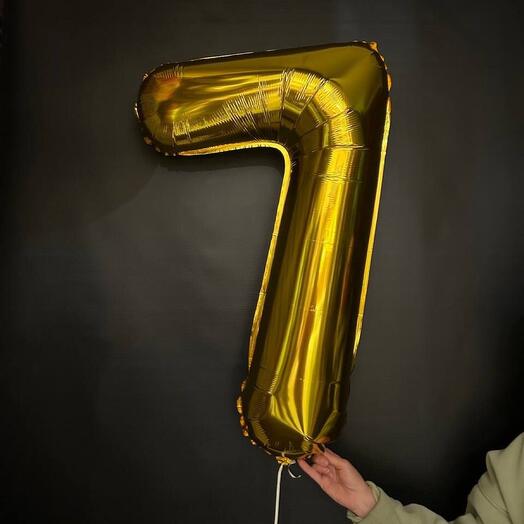 Фольгированный шар Цифра 7