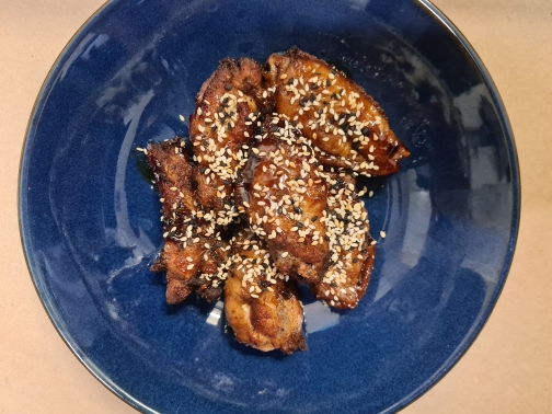 Куриные крылышки под соусом терияки