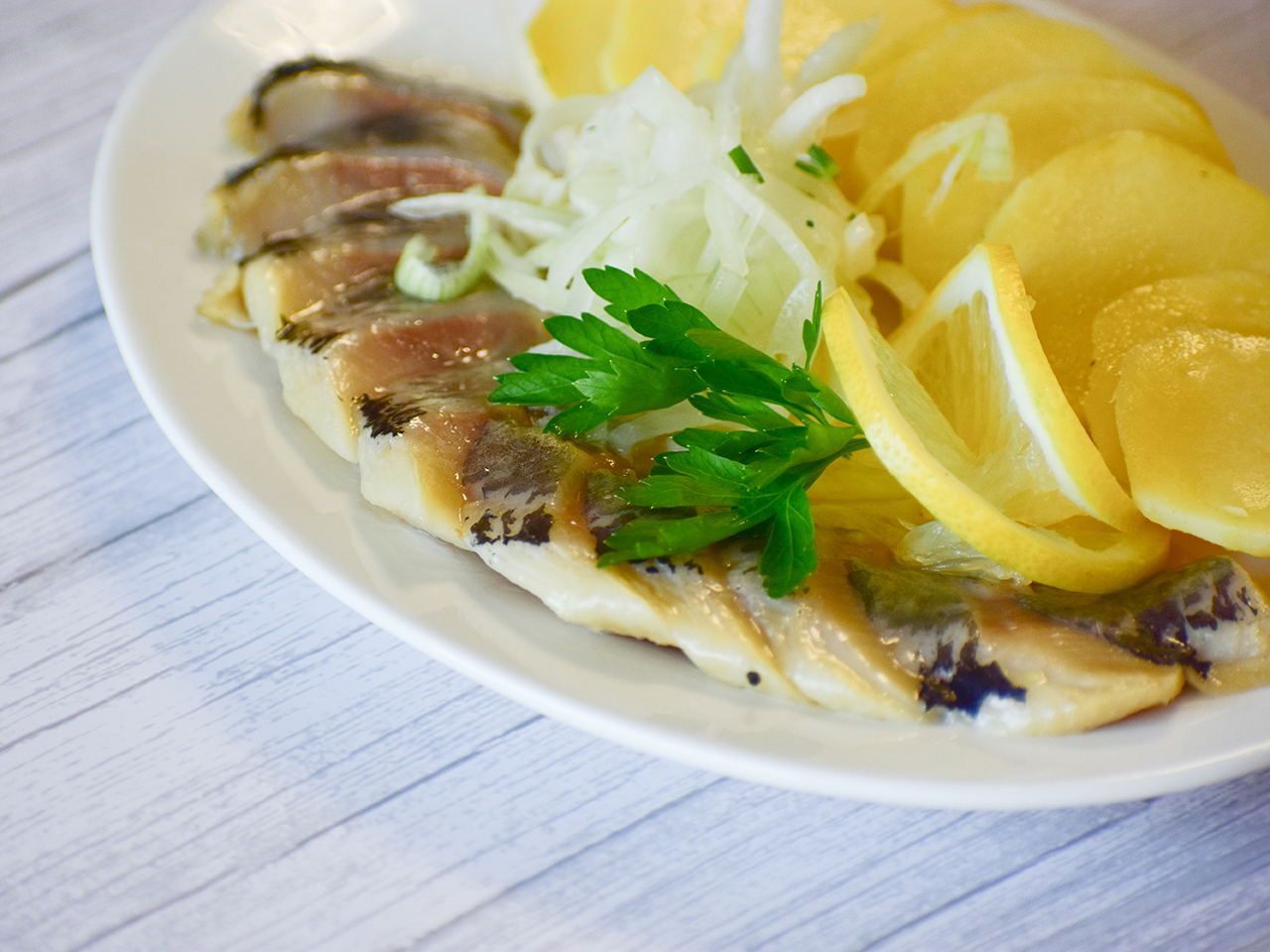 Селедка с картошкой