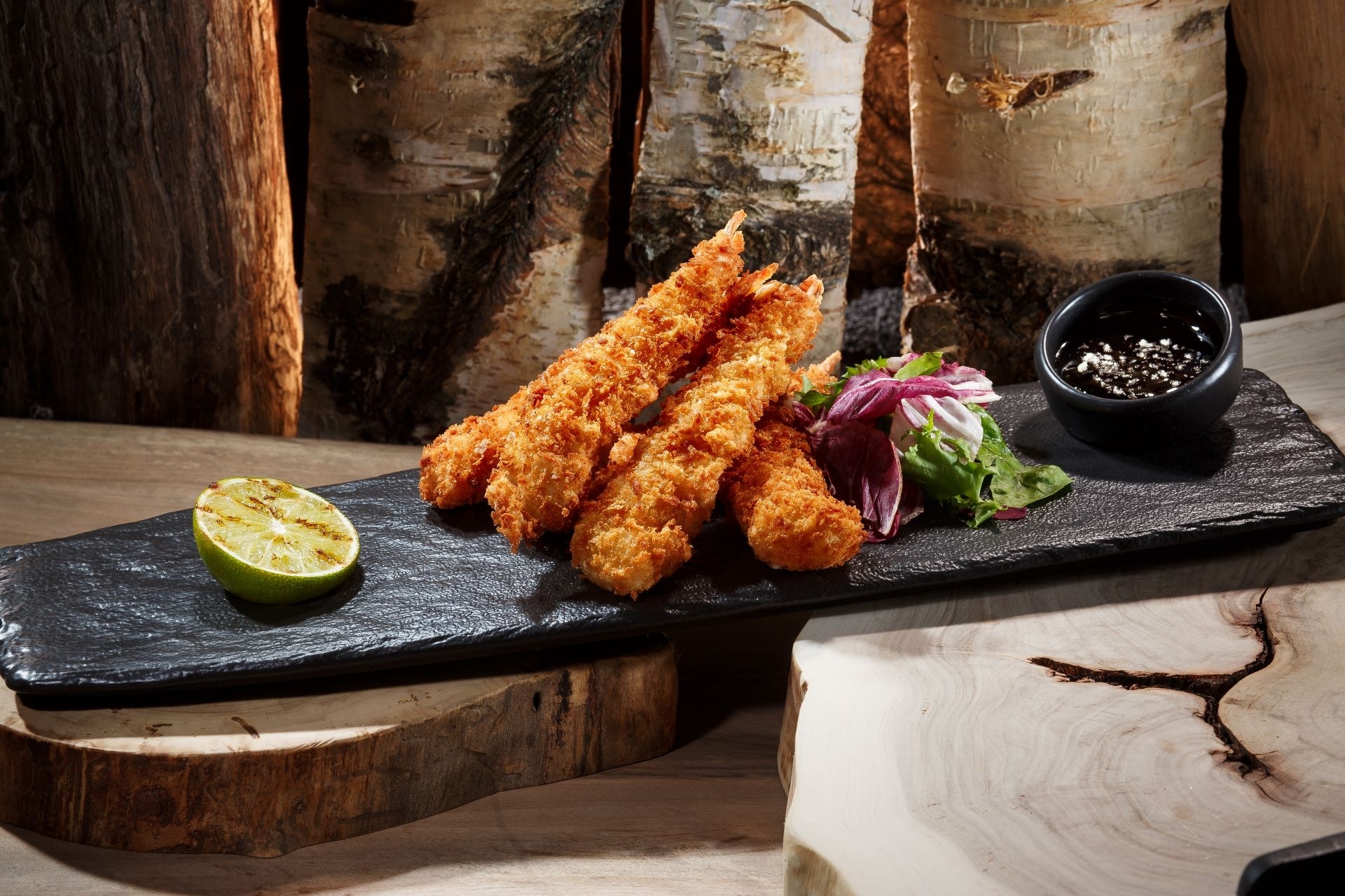 Креветки темпура