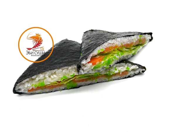 Онигирадзу с лососем