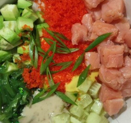 Поке с лососем