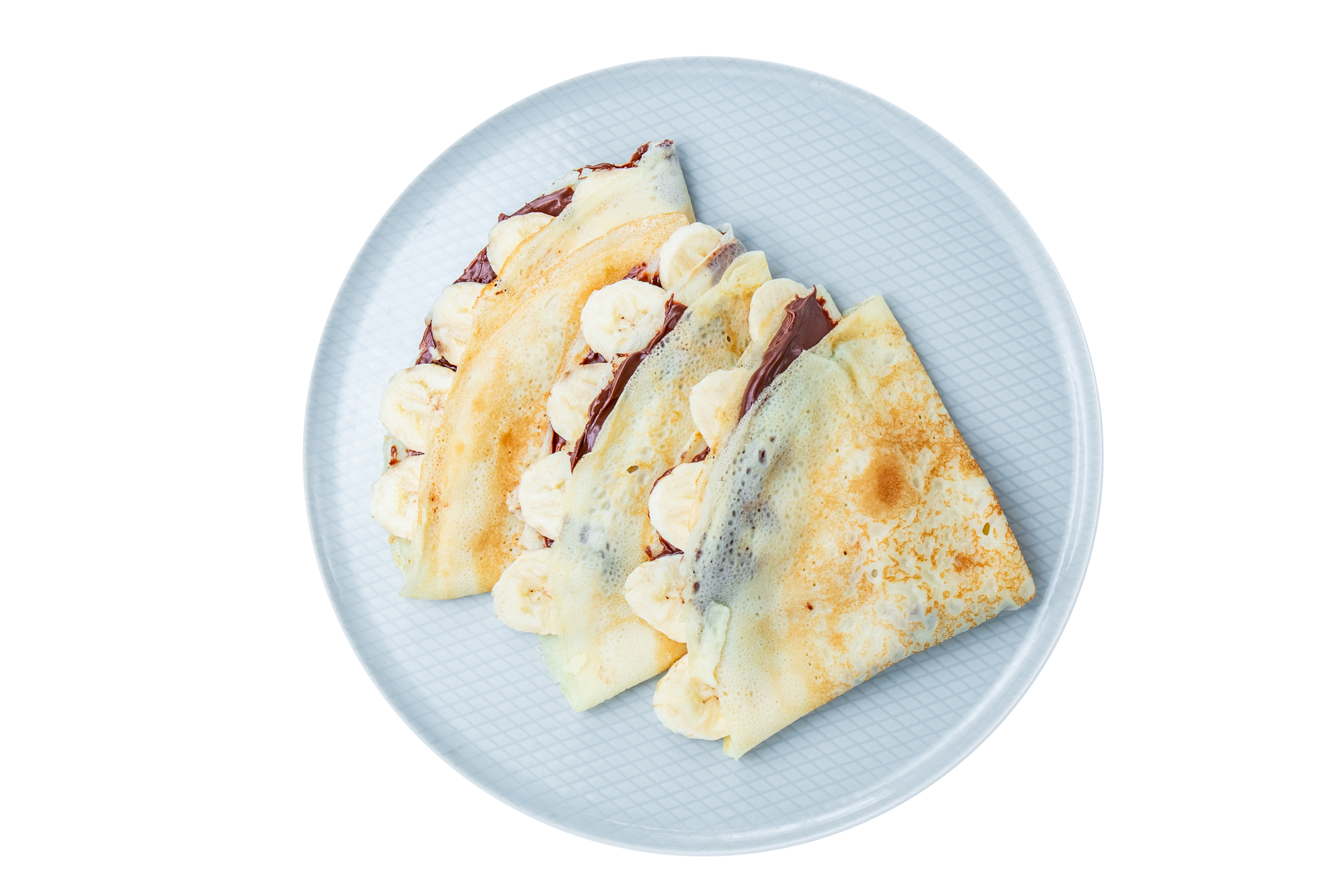 Блинчики с нутеллой и бананом