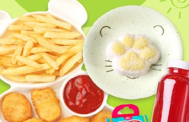 Детский бокс с наггетсами и картошкой фри