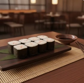 Маки с крабом