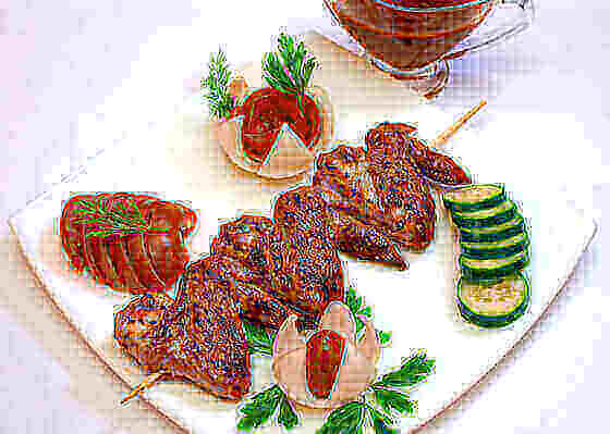 Шашлык крылышки