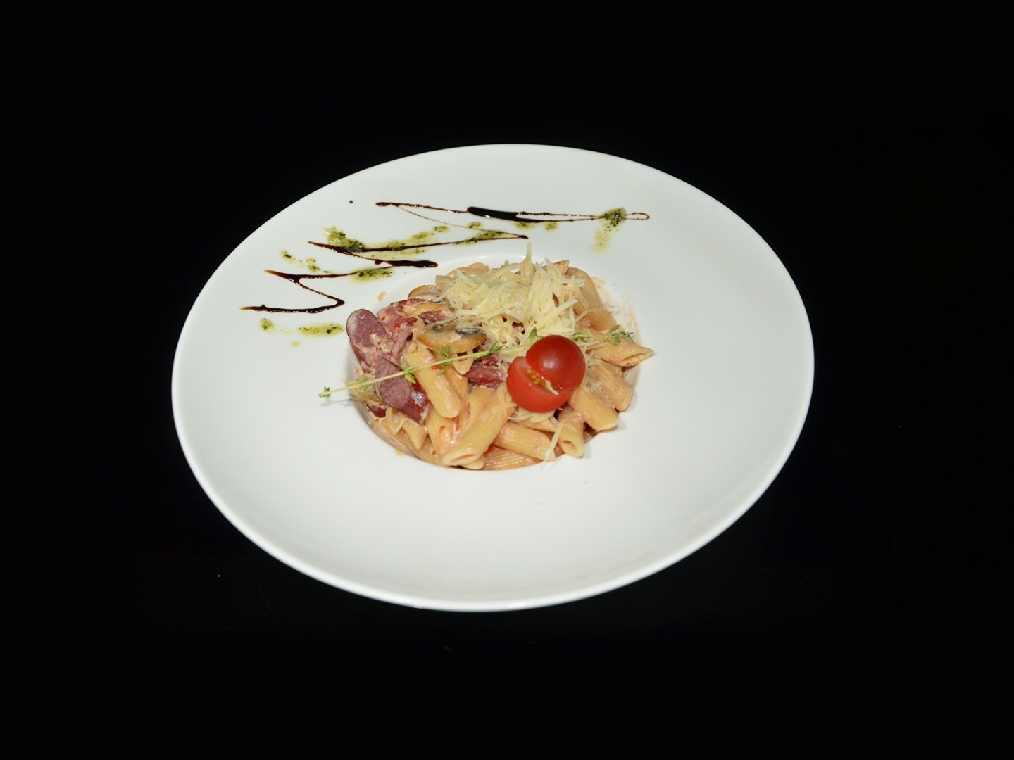 Паста охотничья (фарфалле)