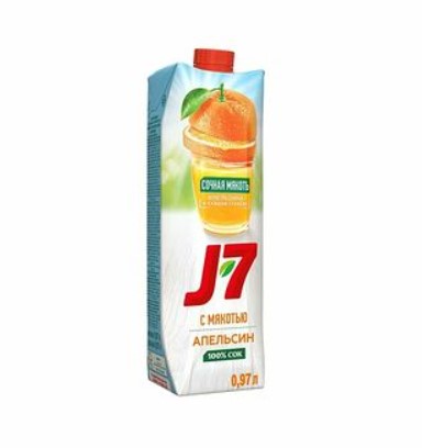 Сок J7 Яблочный 1л