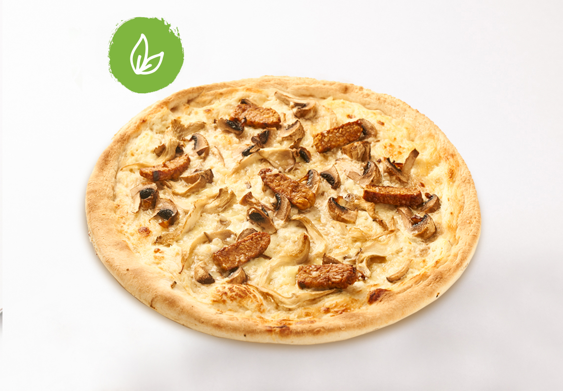 Пицца грибная с тофу  22 см