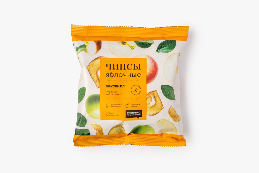 Чипсы яблочные