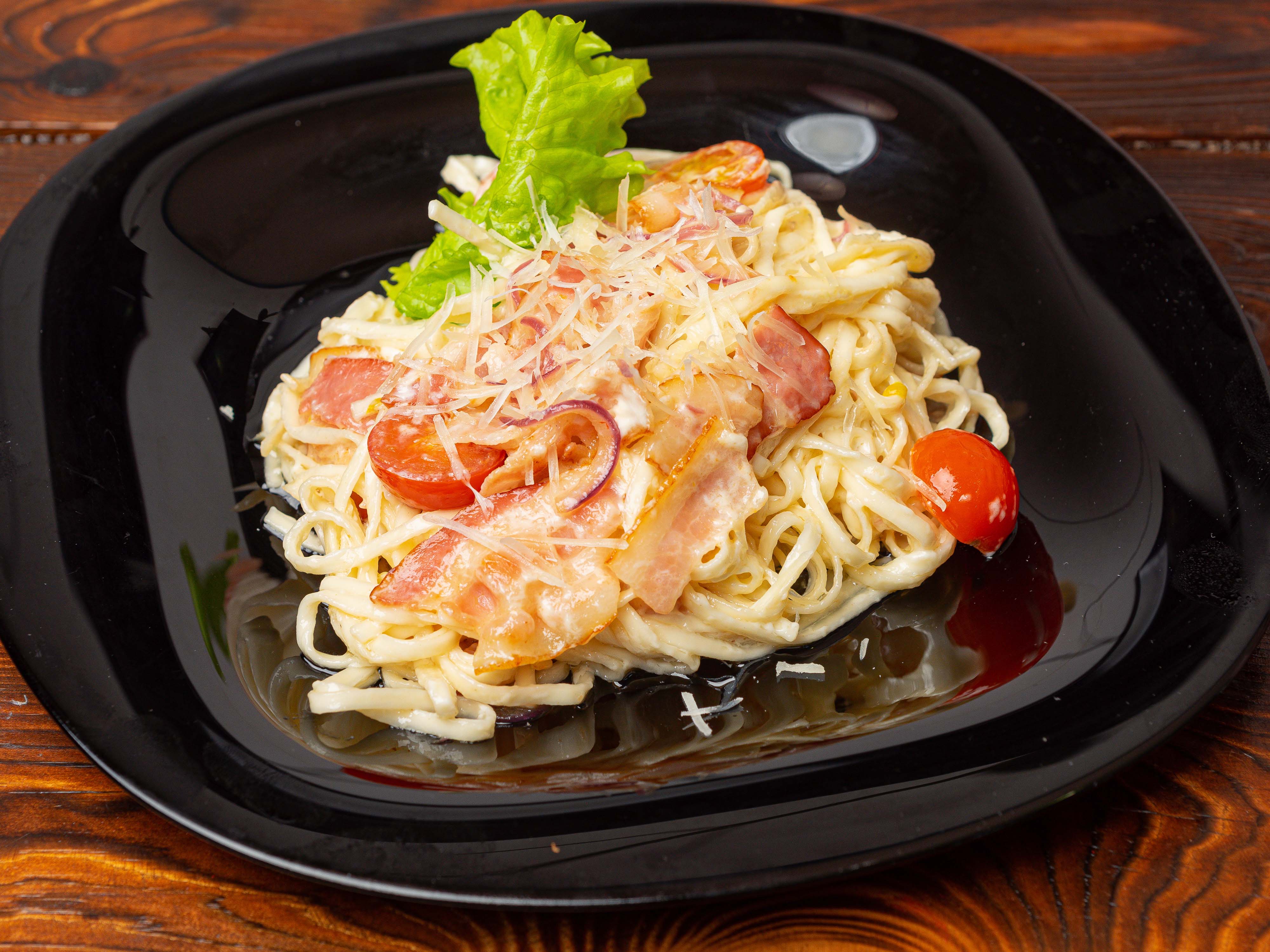 Карбонара с беконом