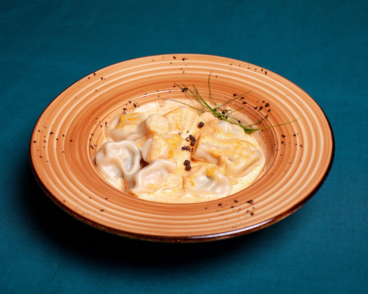 Хинкали с креветкой мини