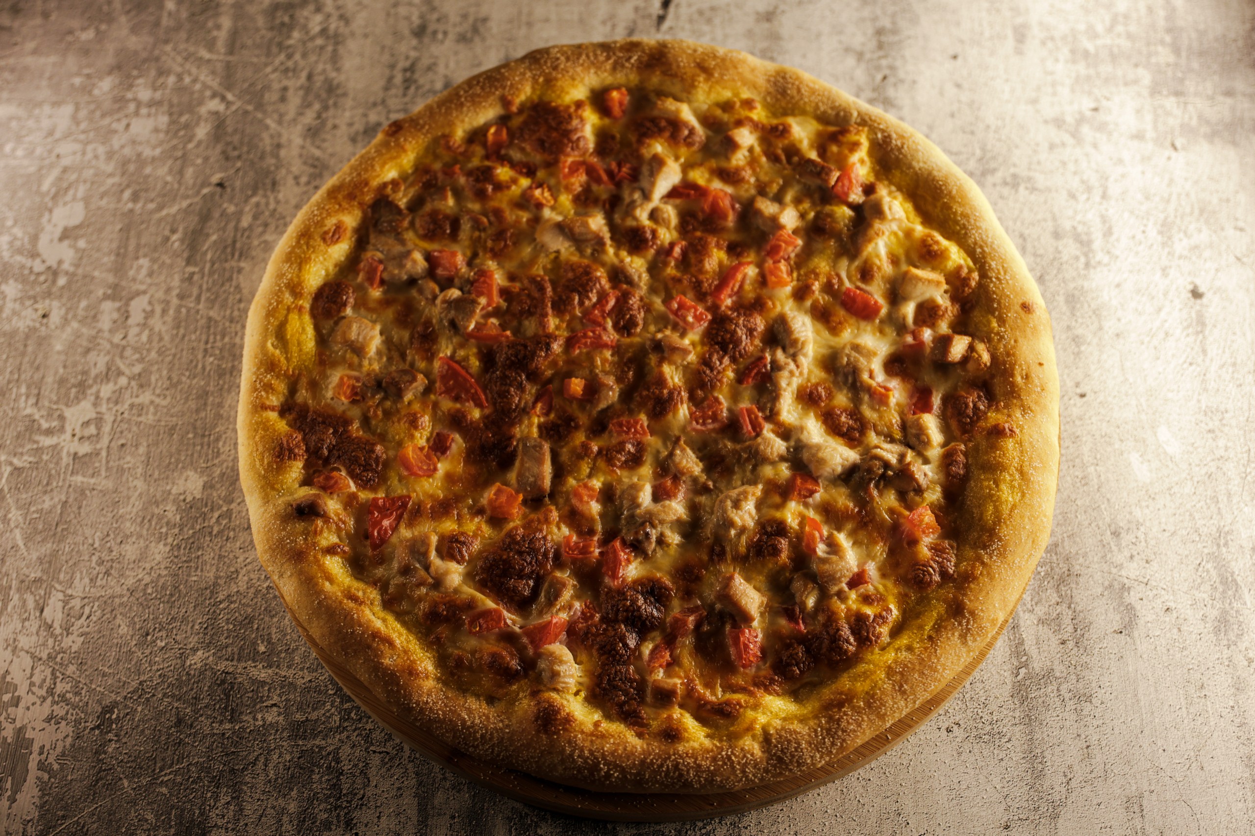 Пицца "Сырный цыплёнок"