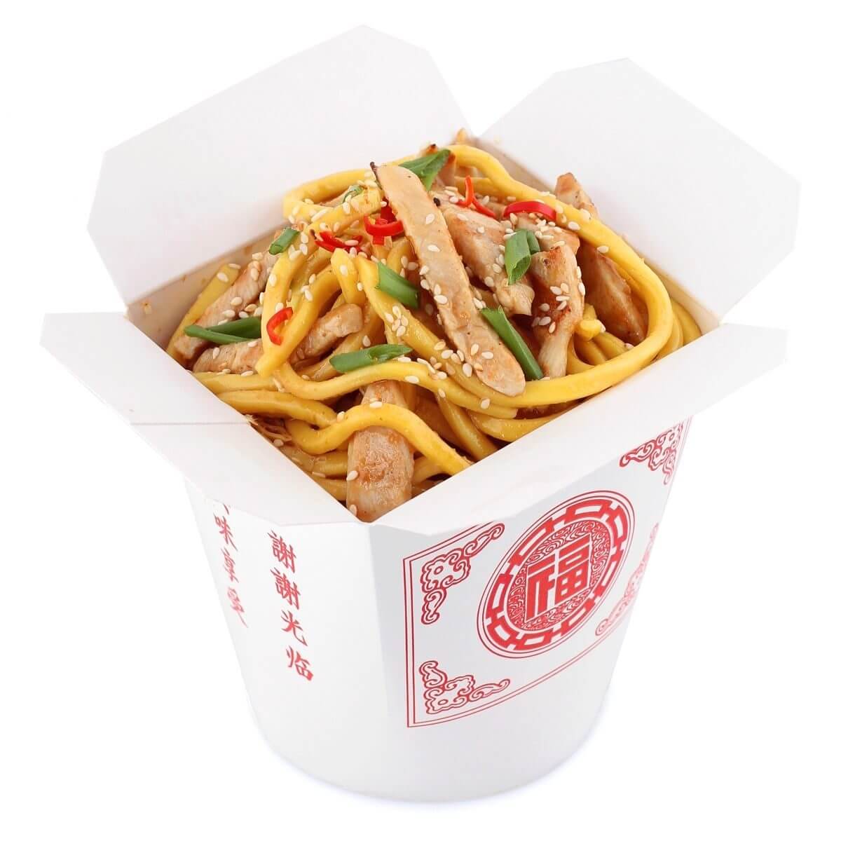 Лапша WOK с курицей