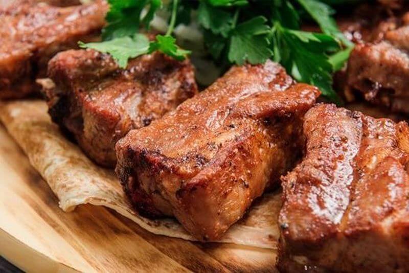 ШАШЛЫК из свиных ребрышек
