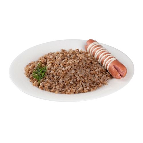 Каша гречневая с сосиской