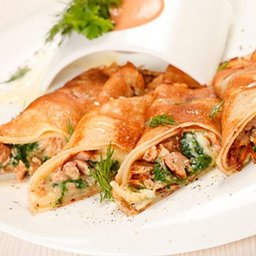С курицей