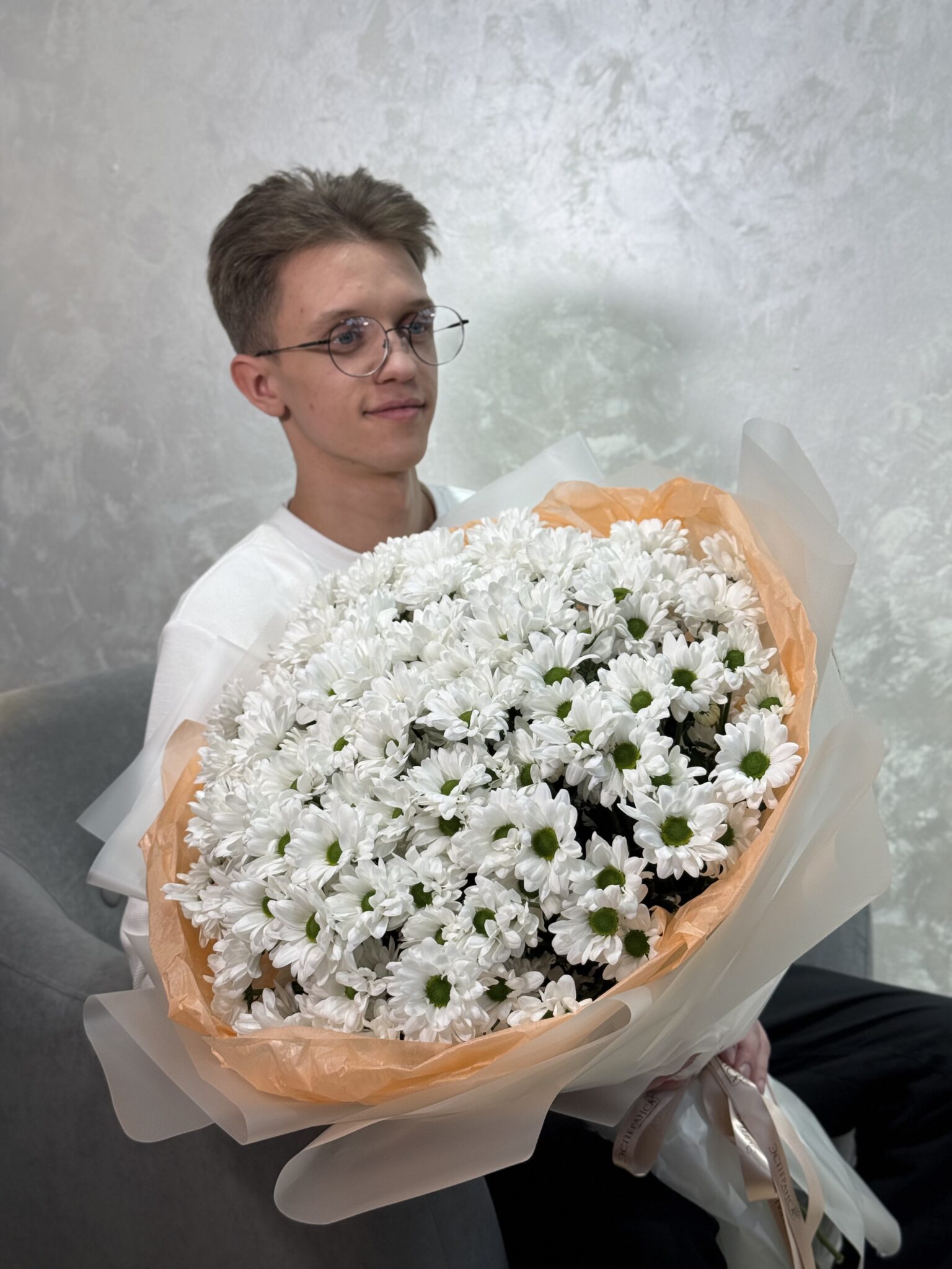 25 ромашковых хризантем