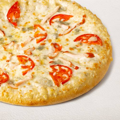 Сырная с цыпленком на пышном тесте 25 см