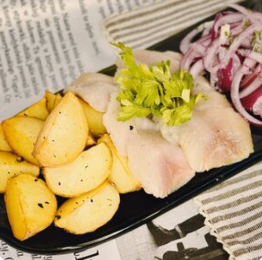 Сельдь с картофелем