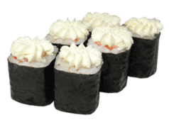 Мини роллы с креветкой