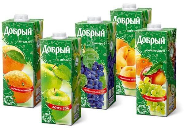 Сок Добрый 1л