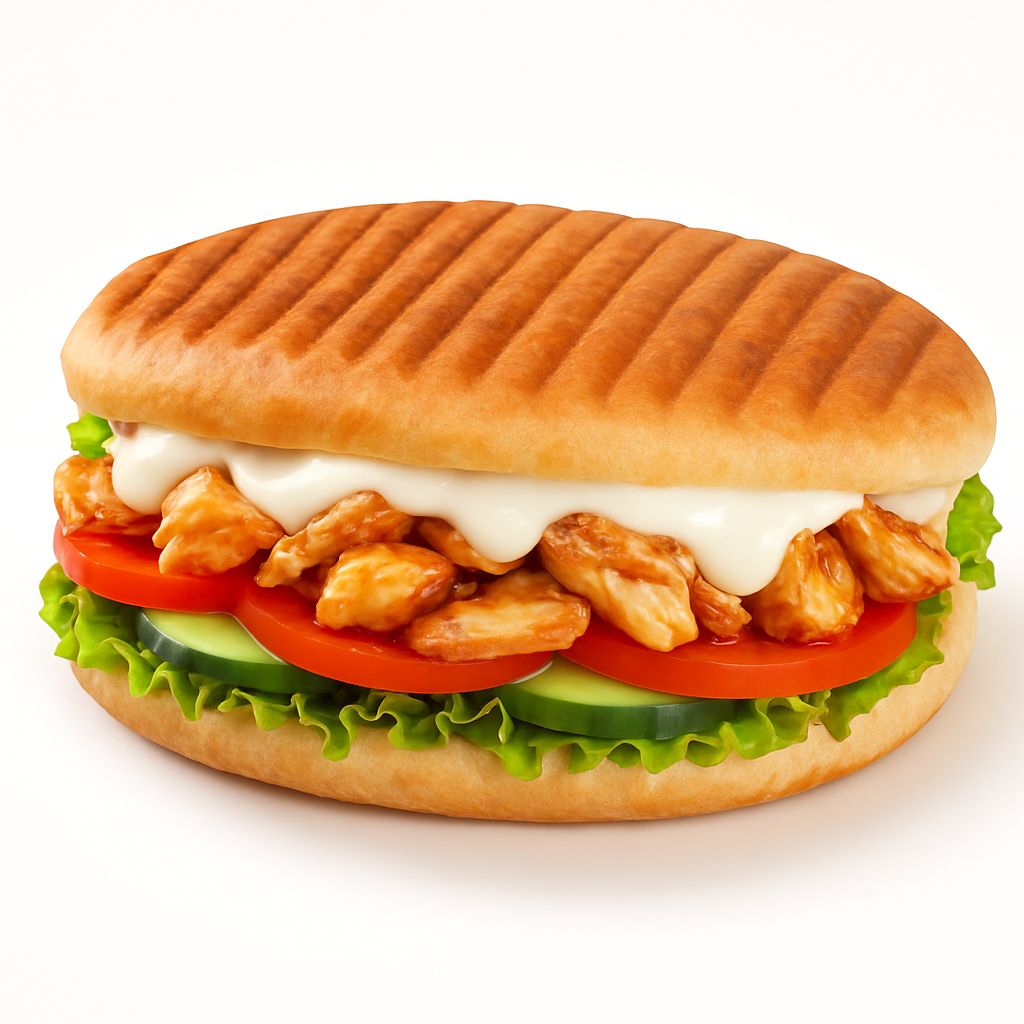 Донер в булке с курицей