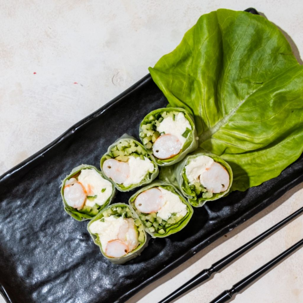 С креветкой и сыром