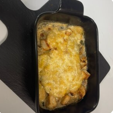 Жульен с кальмаром