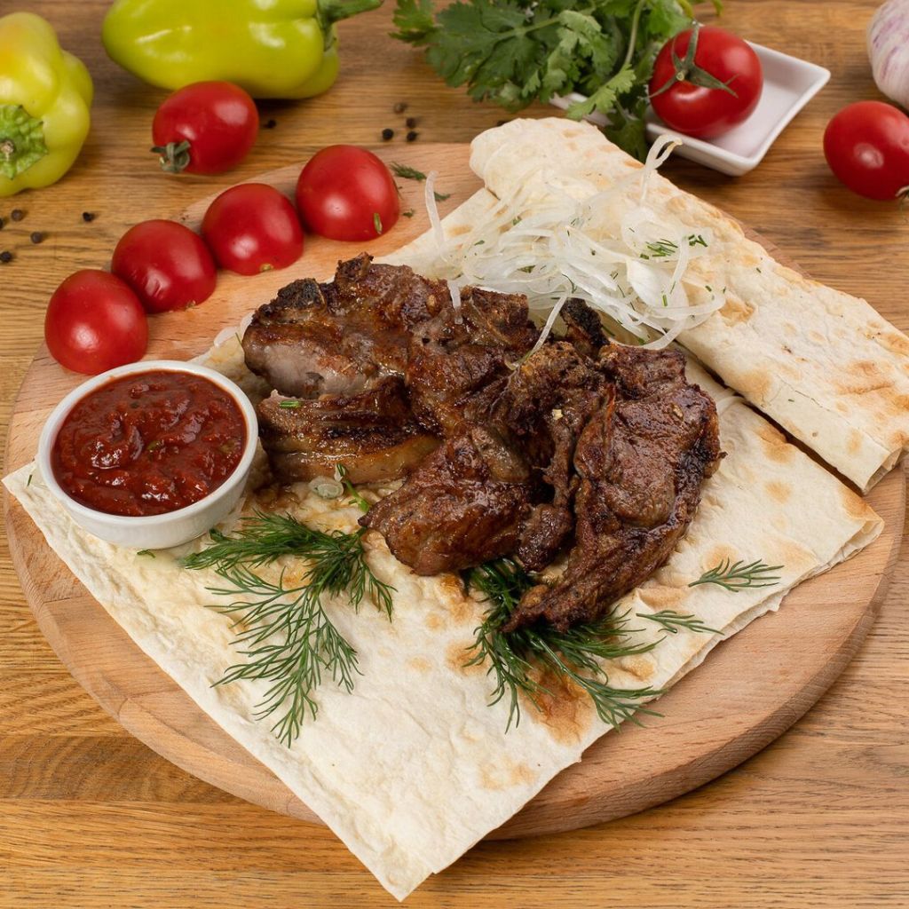 Шашлык баранина на кости