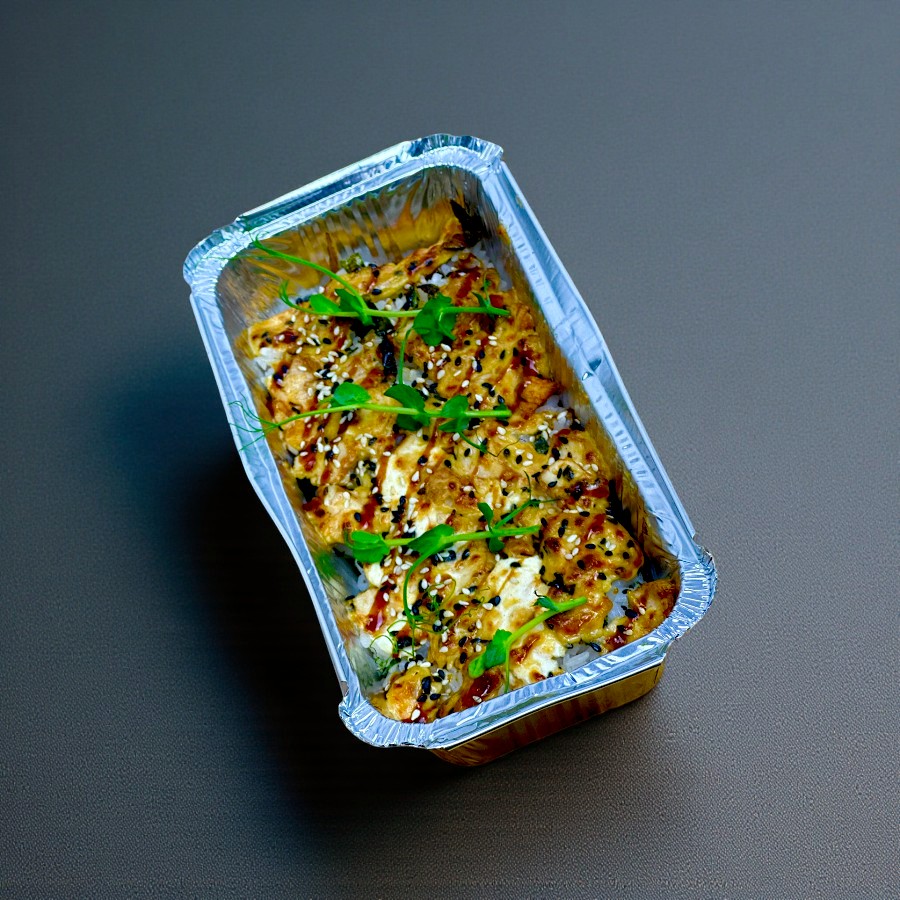 Запечённый бокс с курицей