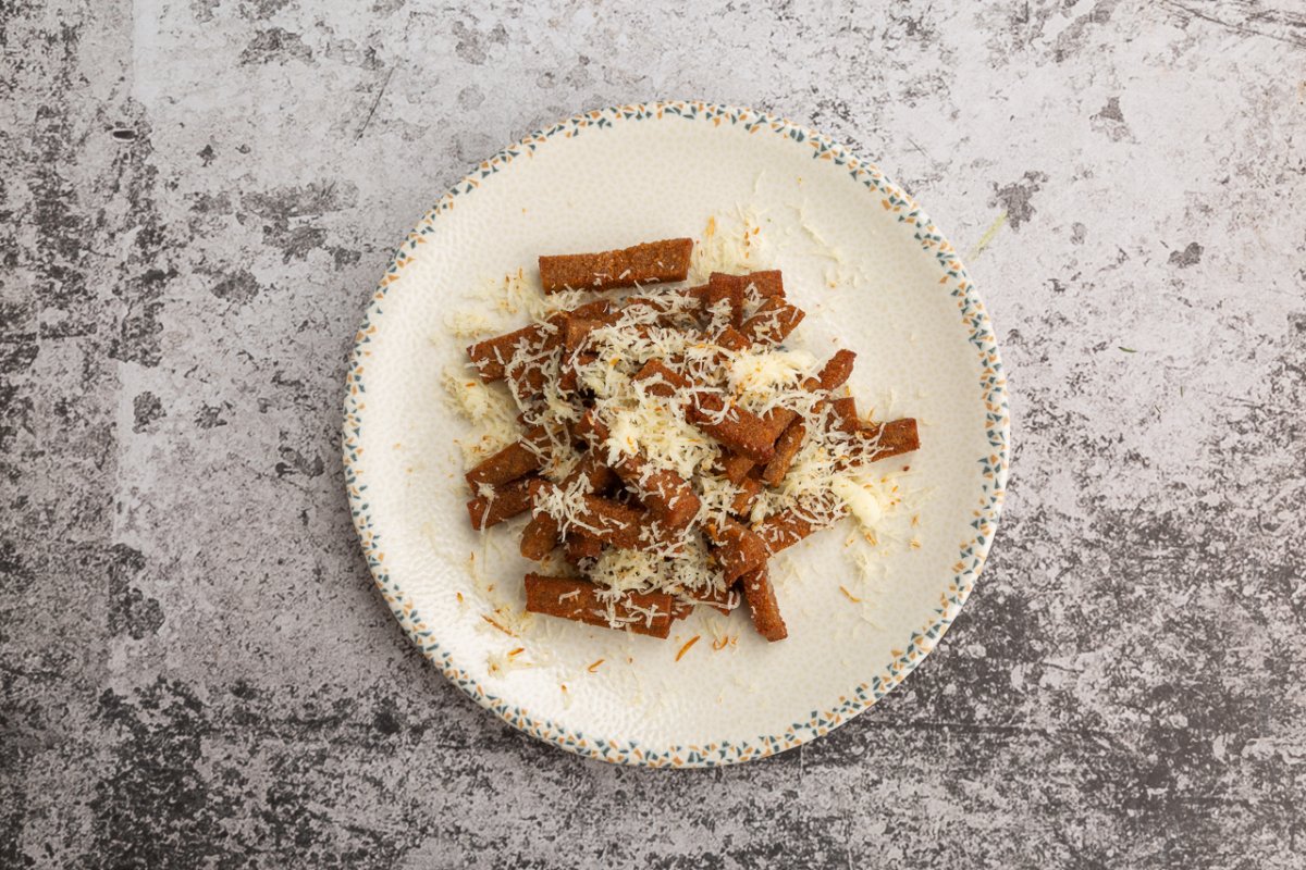 Гренки с сыром