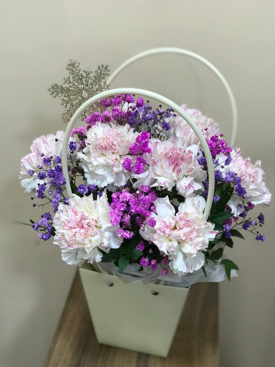 Композиция в сумочке "Звездное небо"